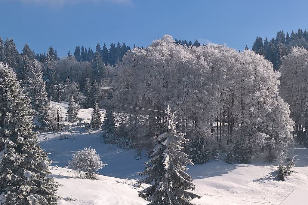 L hivers le paysage change....c est magique