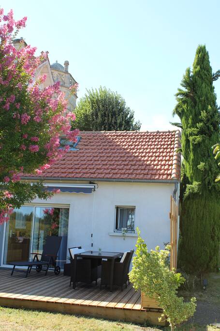 Terrasse privée aménagée