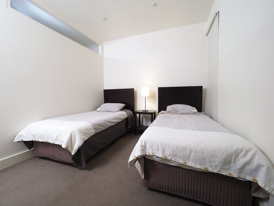Two single beds