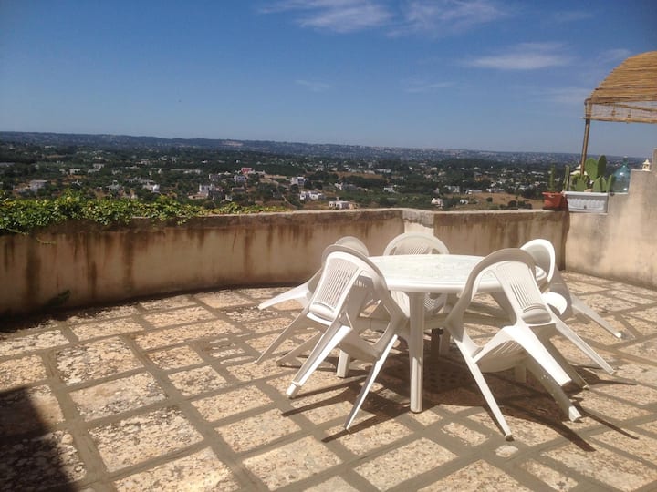 Casa In Pietra Terrazzo Sulla Valle D’itria Puglia - Cisternino