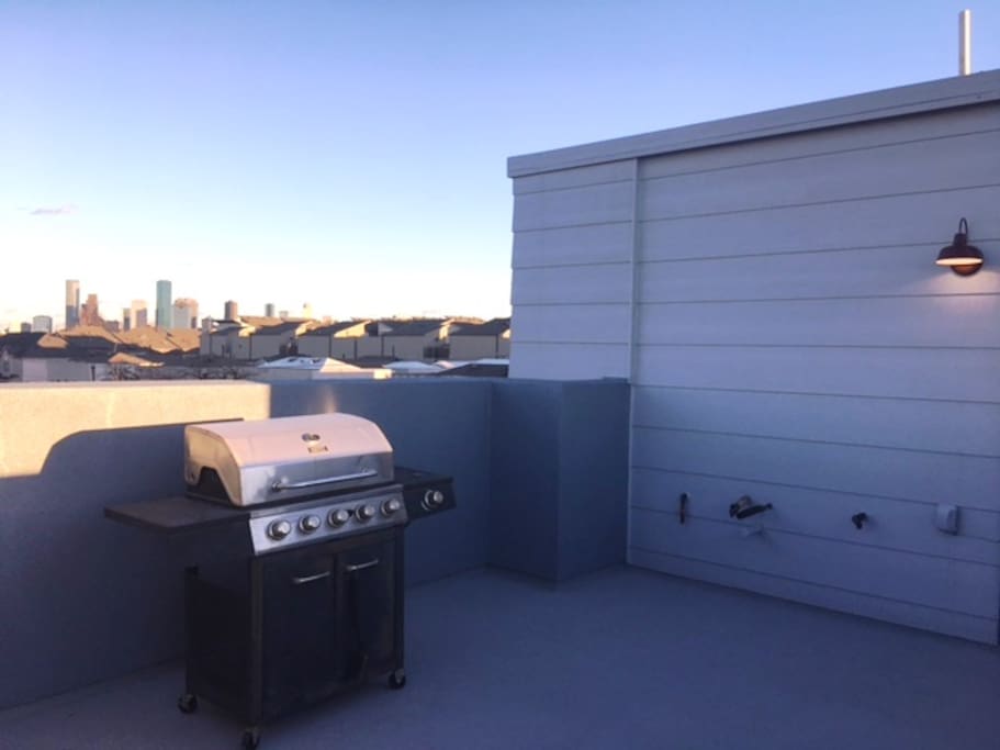 NEWLY RENOVATED ROOFDECK, BBQ WHILE ENJOYING YOUR CITY VIEW!