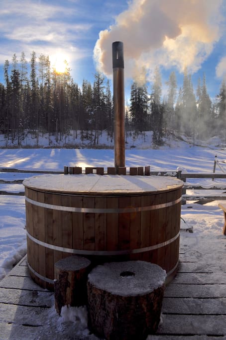 Wood fired Hot tub