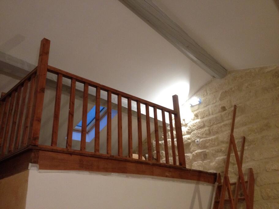 mezzanine avec couchage