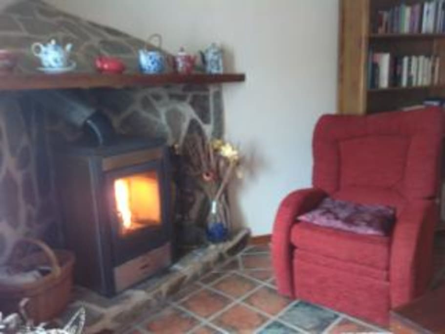 Chimenea funcionando desde esta semana