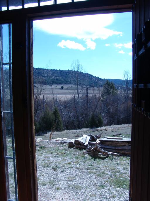 Vista desde la entrada de la casa