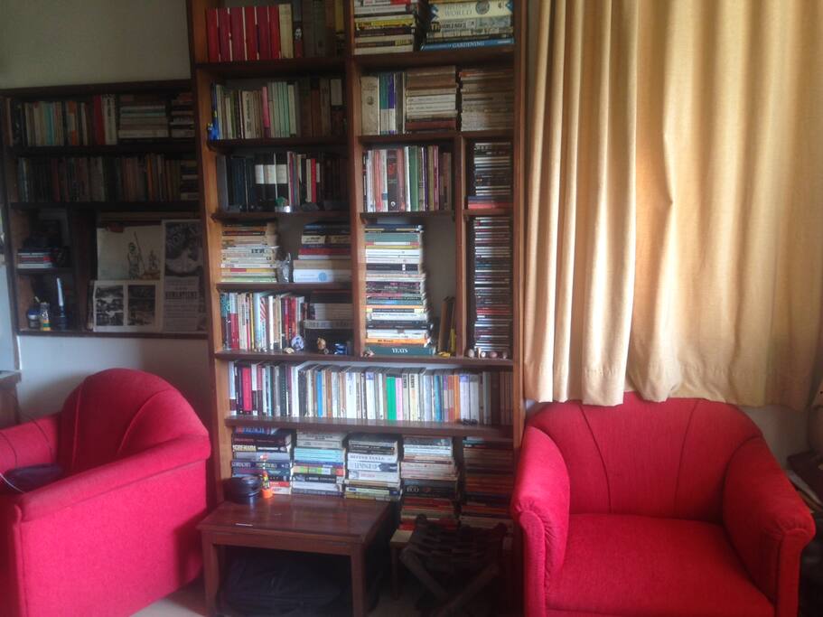Lots of books, space to think.