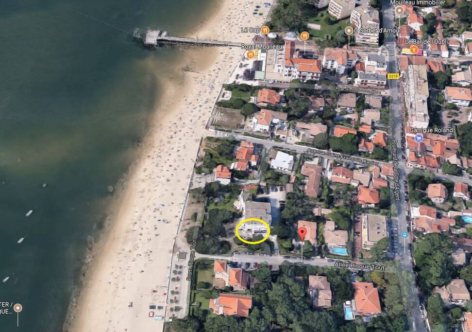 emplacement de la résidence