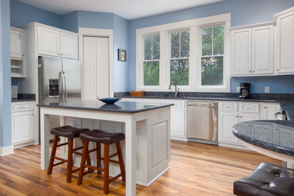 Gorgeous and Well-Appointed All Stainless Kitchen