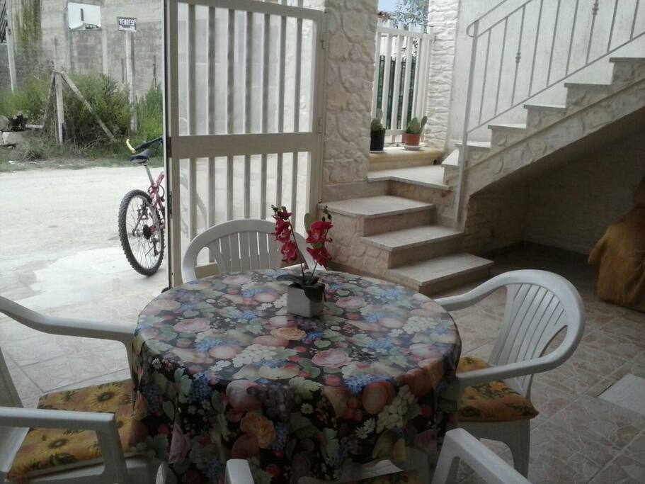 veranda semicoperta