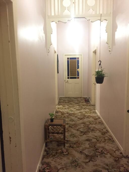 Hallway to your room
