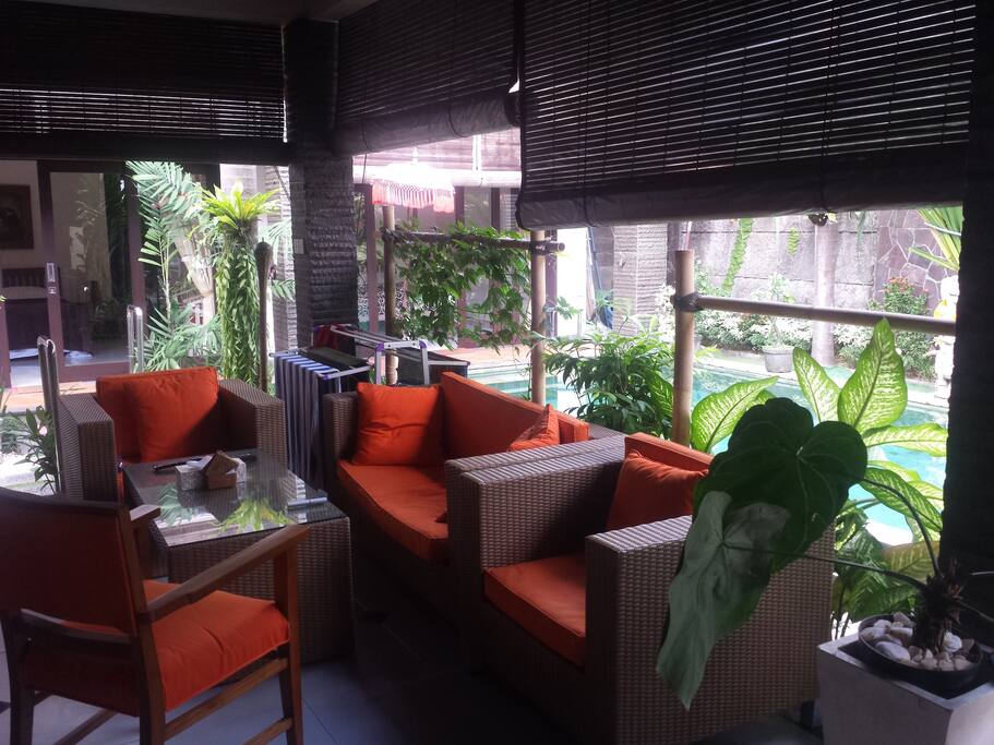 Sitting section of living area