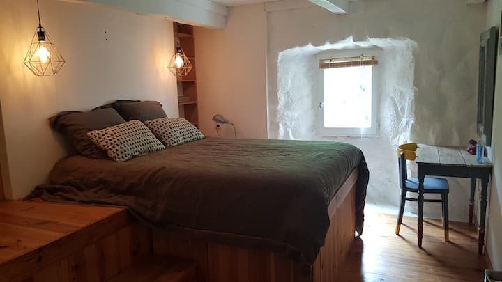 La première chambre de la maison d'habitation