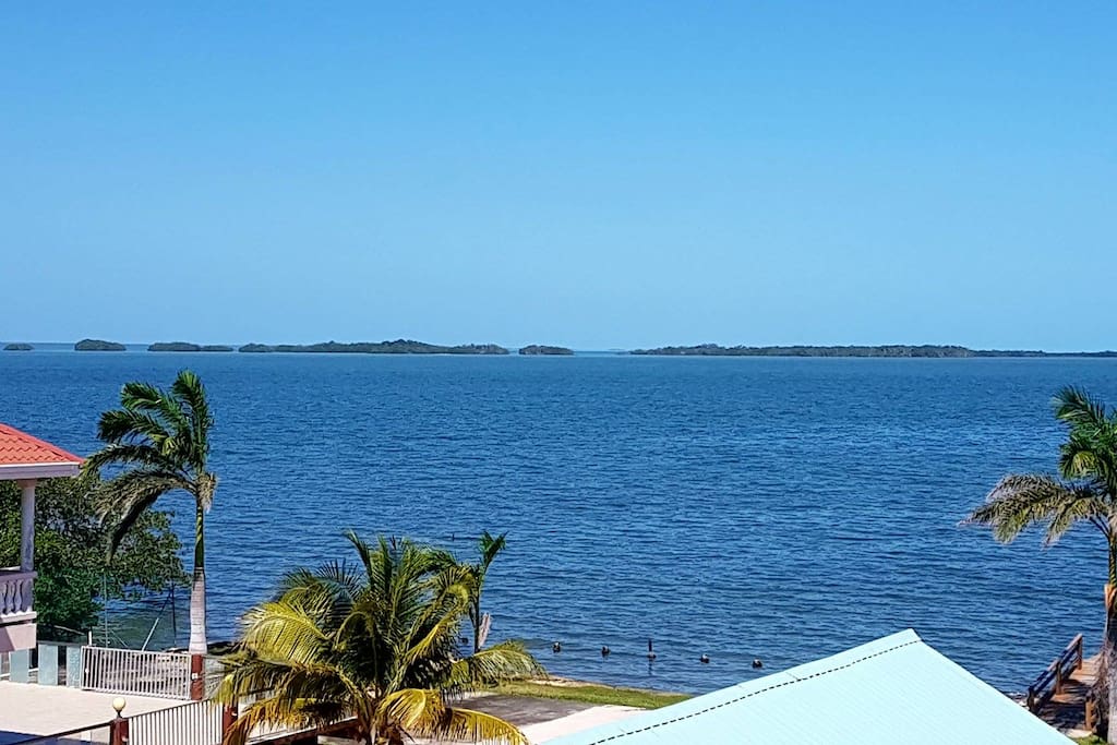 View of the Caribbean Sea from See Belize Panoramic Sea View 2-Bedroom Vacation Rental