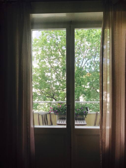 Balcony from living room