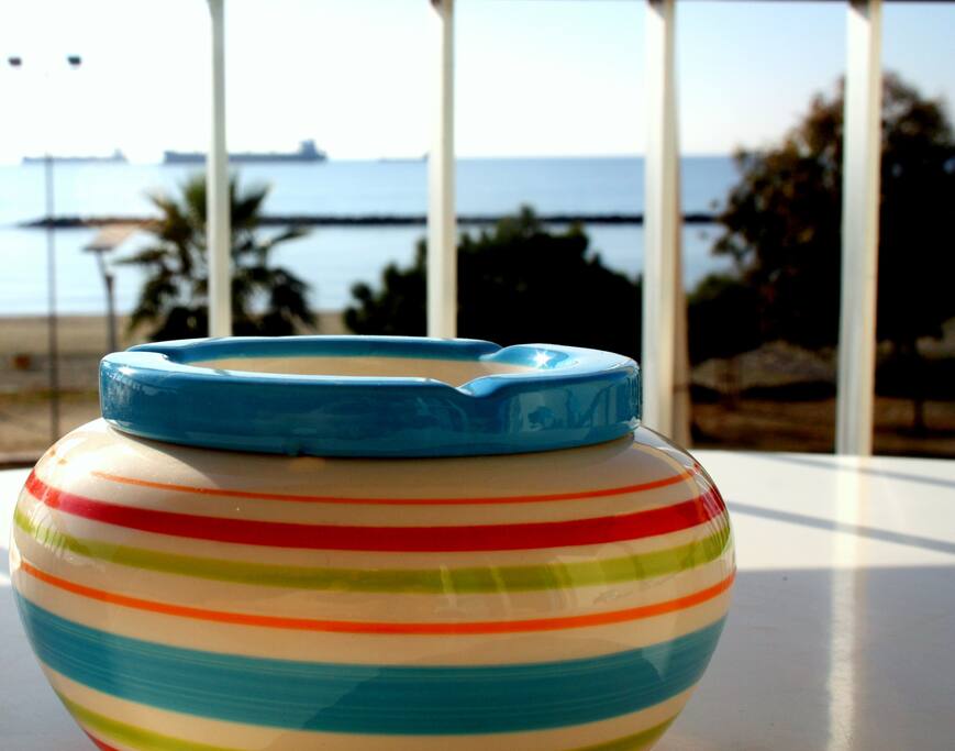 Balcony looking over the Beach