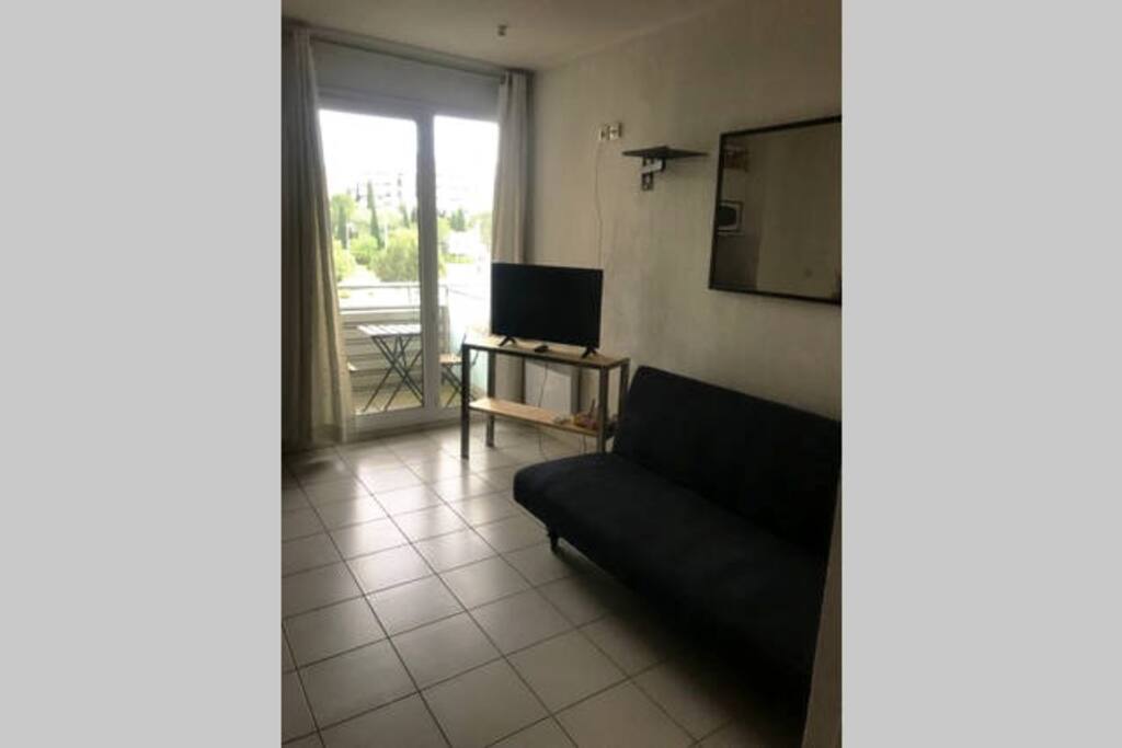 Canapé-lit/Balcon avec salon extérieur