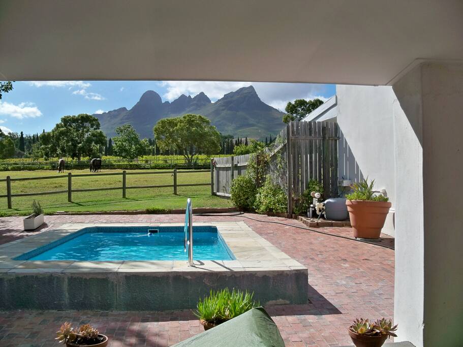 Burgundy Cottage - Swimming Pool