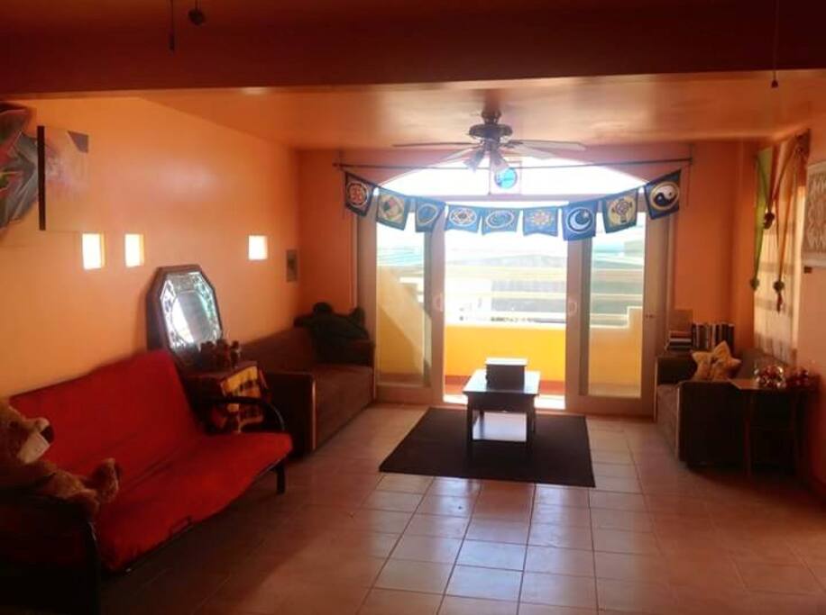 Our spacious living room