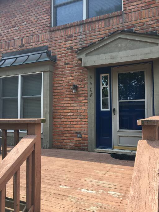 Back porch and main entryway