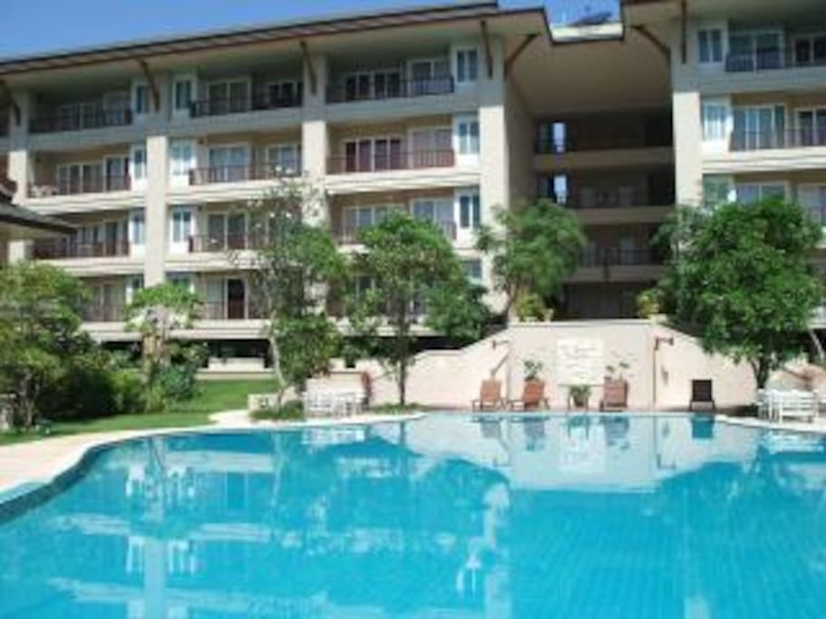 View of Condos from pools