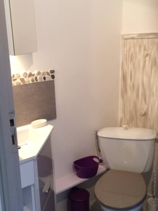 salle de bain avec douche italienne