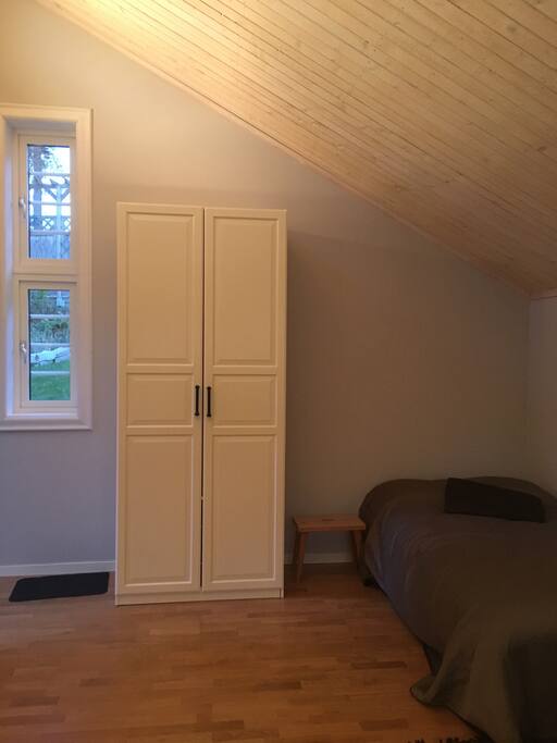 Big wardrobe, 120 cm bed