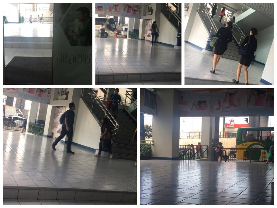 Way Out From The Building to Edsa And Mrt Station