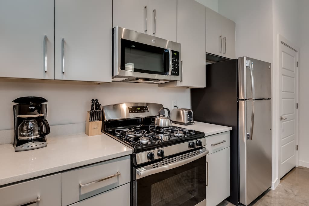 Kitchen at The James by Stay Alfred