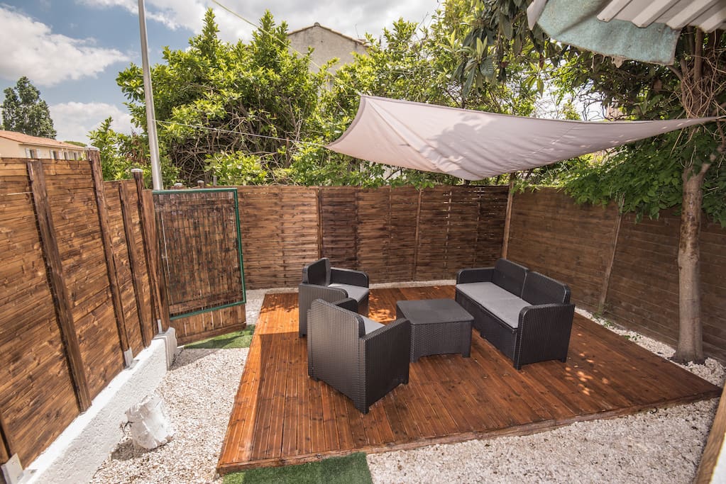Jardin avec terrasse
