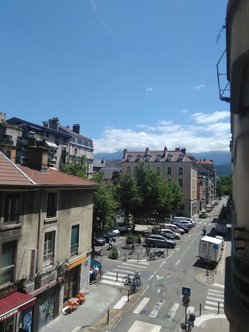Depuis le balcon du salon