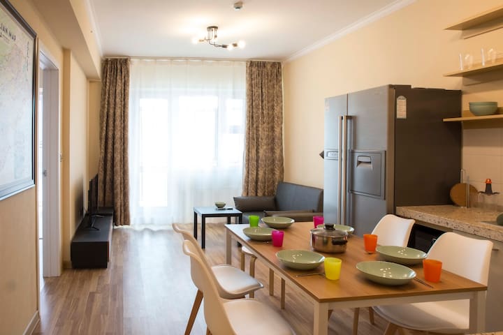 Only 500 m from UB Station. Close to city center.