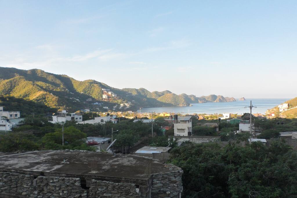 vue au matin sur Taganga