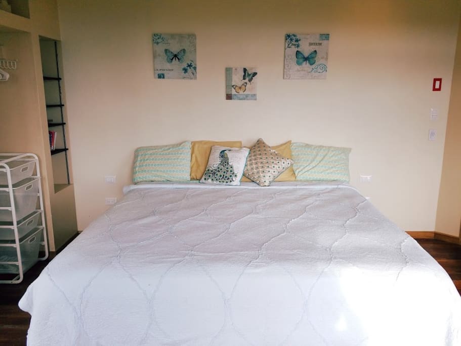 Master bedroom - king size bed.