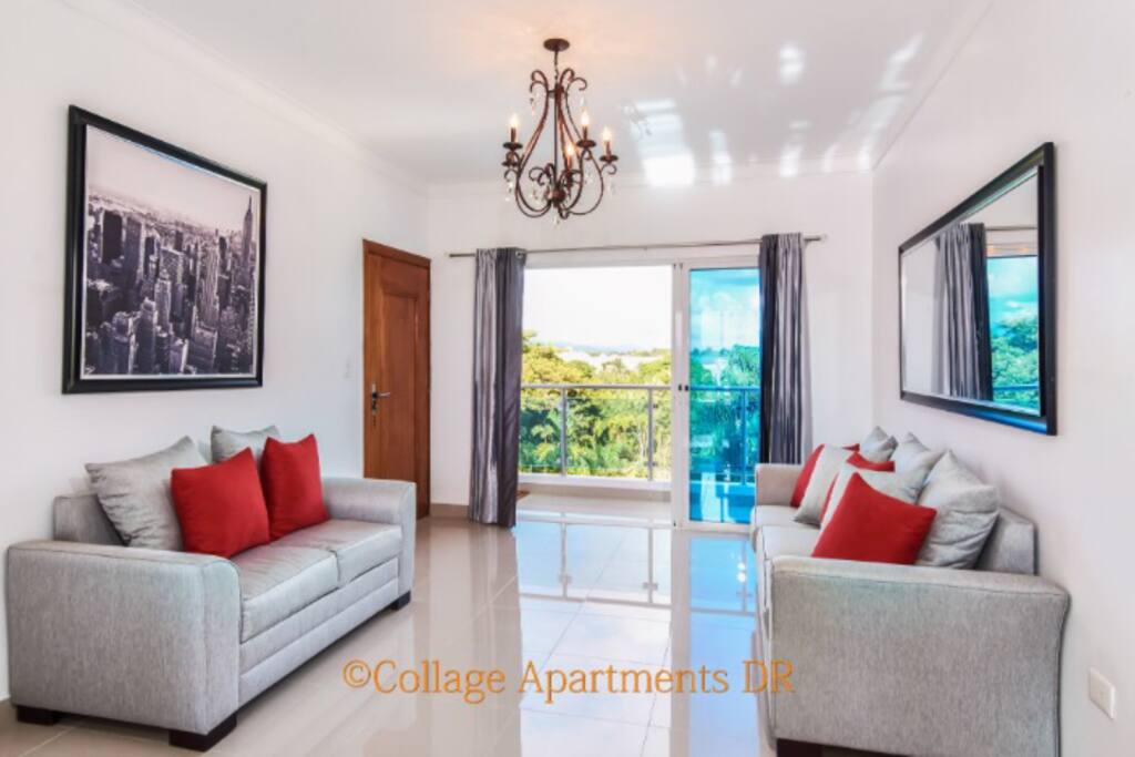 Astonishing Living Room with Excellent breeze from Balcony !