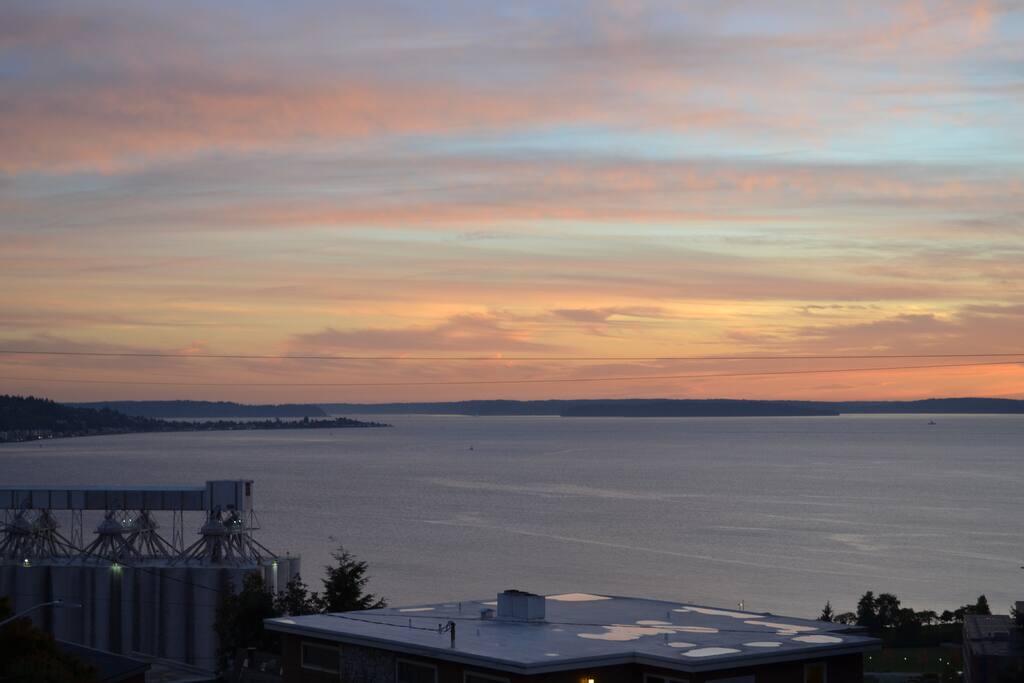 View from private deck