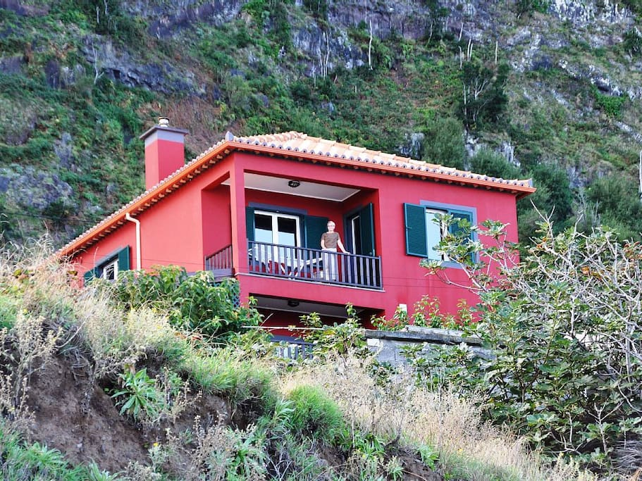 The balcony on ocean site