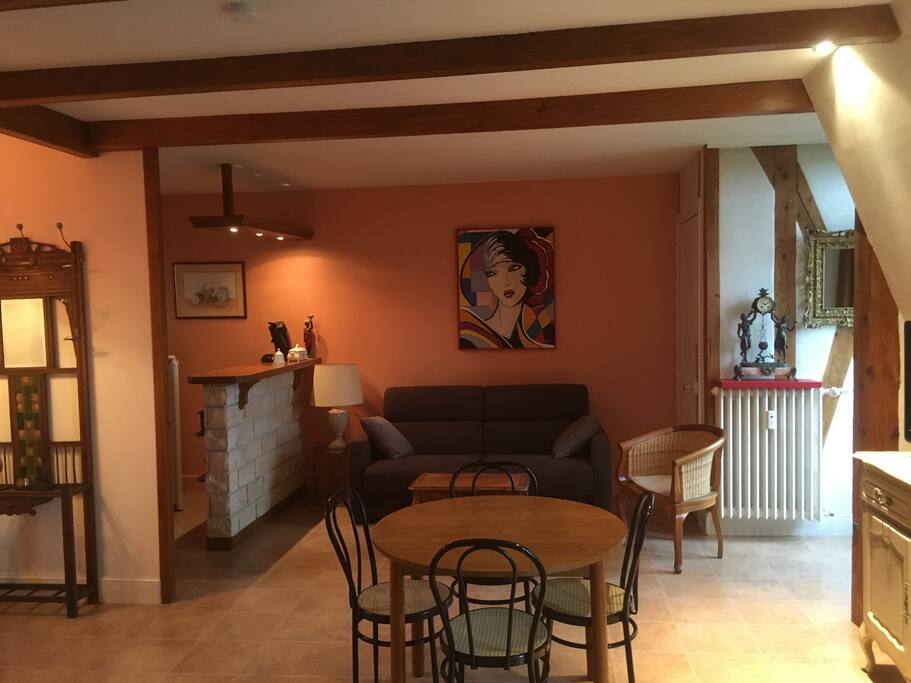 Espace salon / salle à manger
