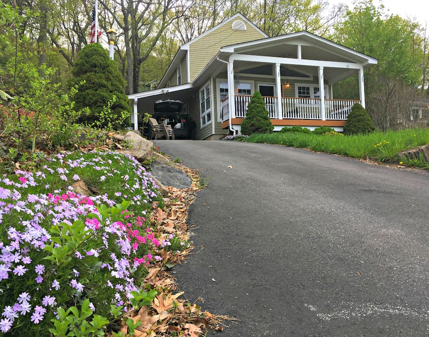 Front view of house.