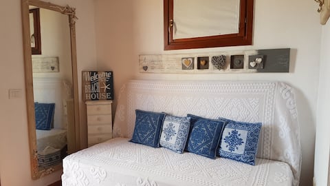 Top Airbnb: Smeralda Home 3 people with terrace overlooking the sea in Olbia