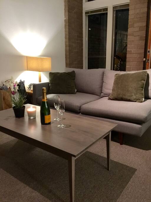Living room. Perfect for having a glass of champagne