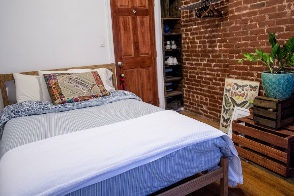 Your bed with West Elm sheets