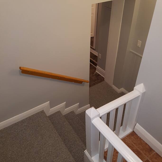 Entrance through door