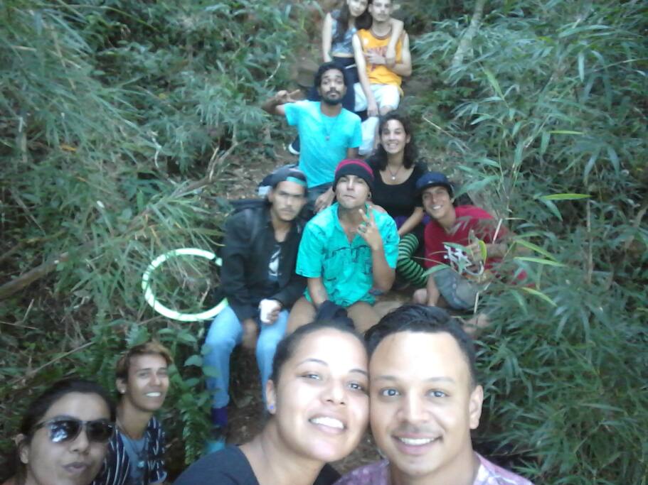 trilhas do cristo com os hospedes ''mais que amigos uma grande familia''