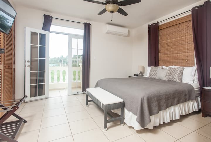 2nd Level Master Bedroom w/ Juliet Balcony. Ocean Views.