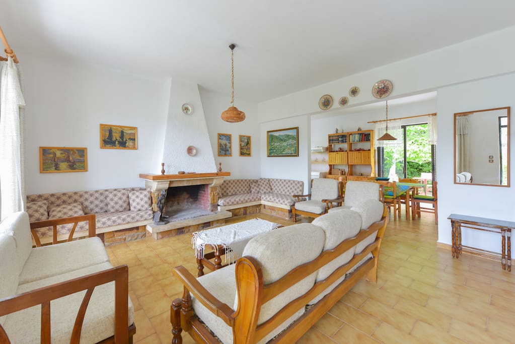 Living room and Kitchen