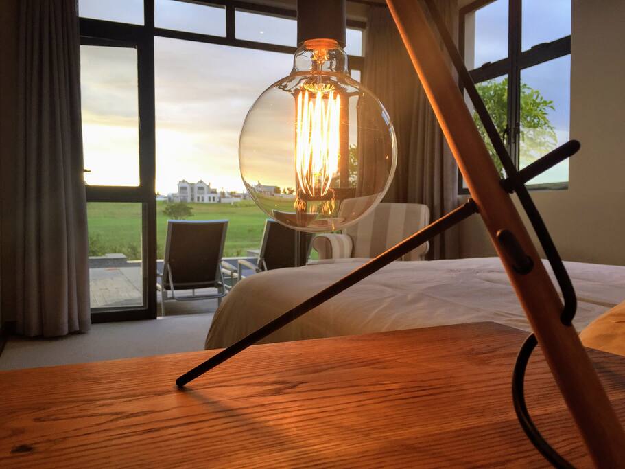 Sunset as enjoyed from the Master Bedroom