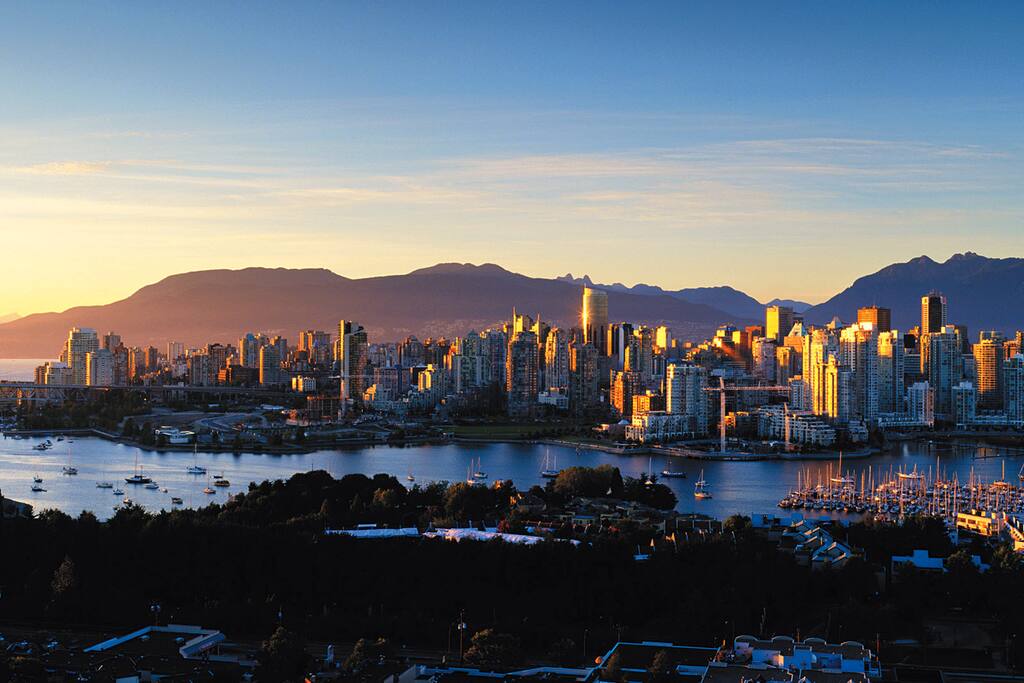 View of Vancouver (not from the unit)