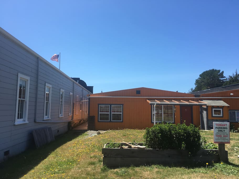 View of the back of the building
