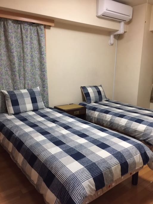 Room2# 2 single beds