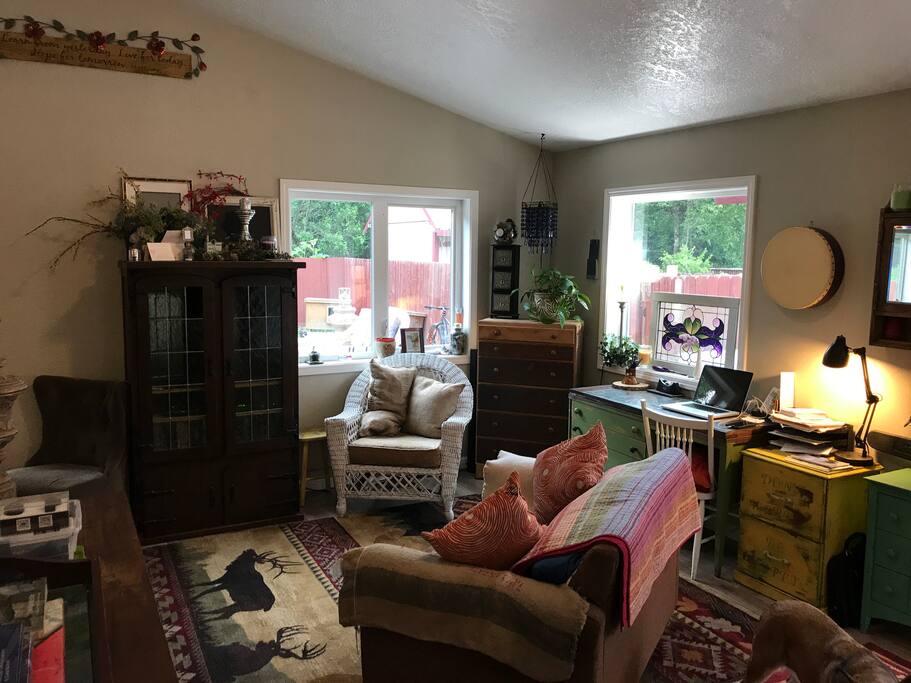 A comfortable living room for relaxing